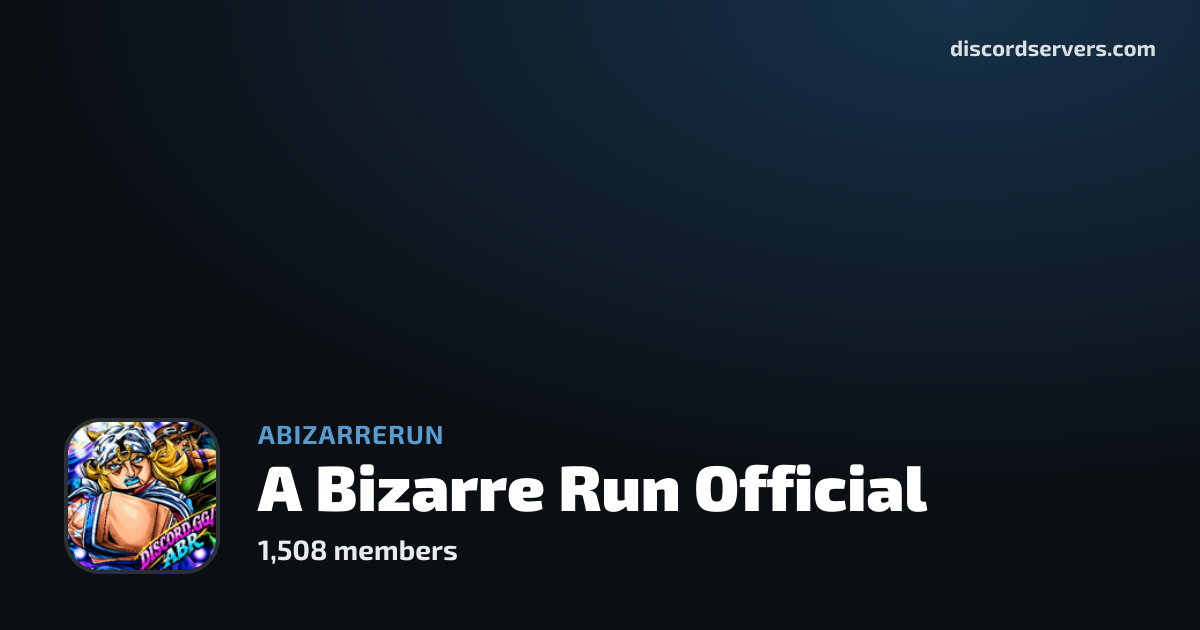 A Bizarre Run Official - Abizarrerun Discord Server